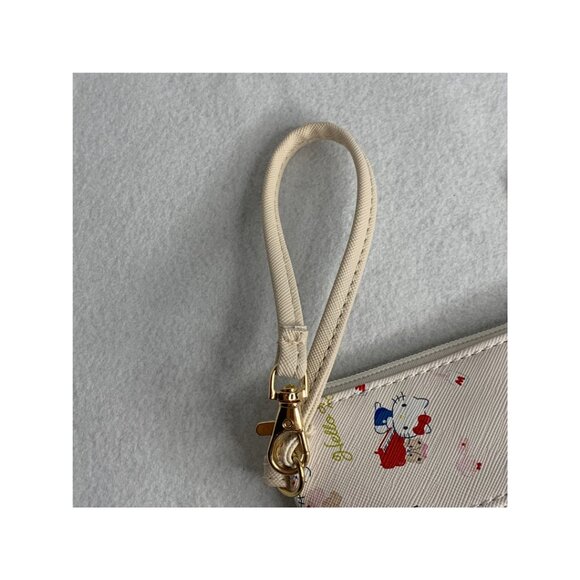 Hello Kitty Wristlet Small Purse White - Picture 5 of 7
